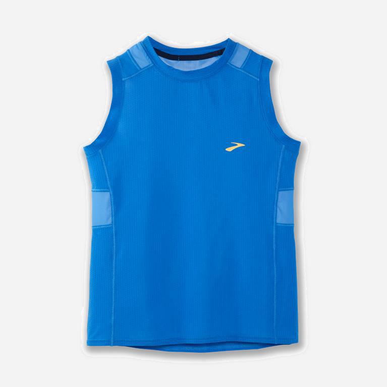 Brooks Atmosphere Hardlooptanktop voor Dames Blauw (KYTEG-5061)